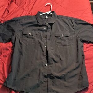 Black Button-Up Shirt